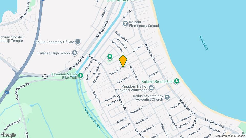 347 Kalama St Map and Location Details