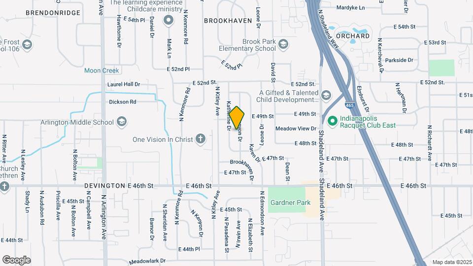 4834 N Kenyon Dr Map and Location Details