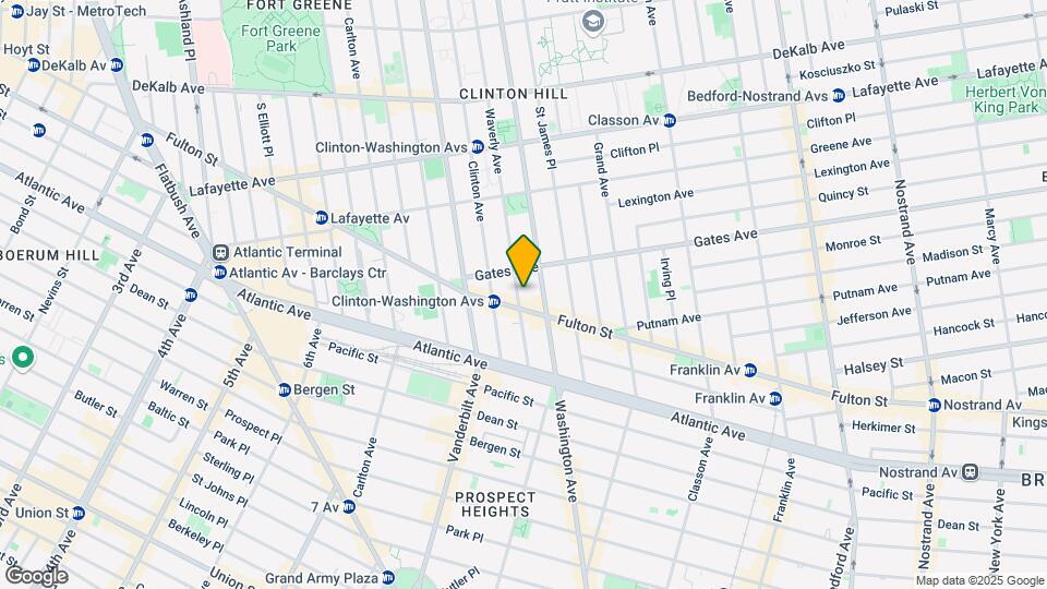 481 Waverly Ave Mapa y Detalles de la Ubicación