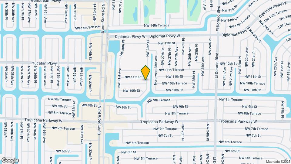 2815 NW 10th Terrace Map and Location Details