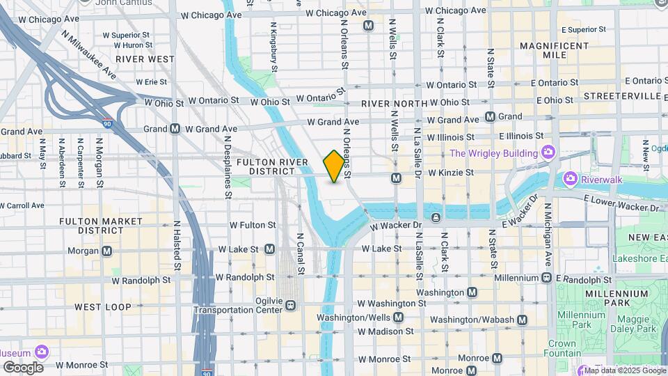 350 N Orleans St Map and Location Details