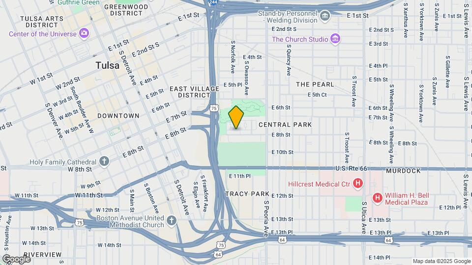 1045 E 8th St Map and Location Details