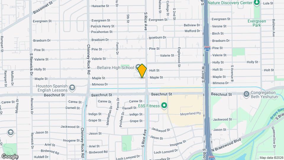 5105 Maple St Map and Location Details