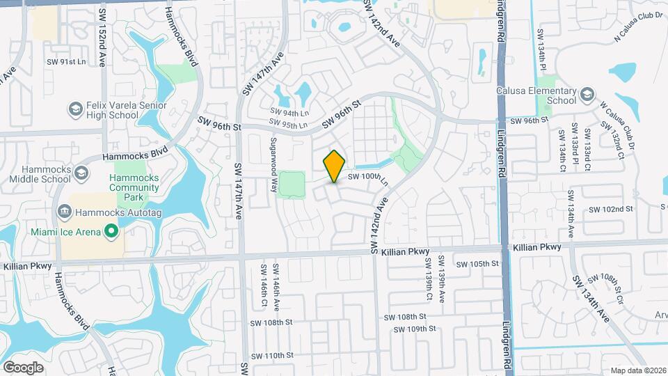 10088 SW 143rd Ct Map and Location Details