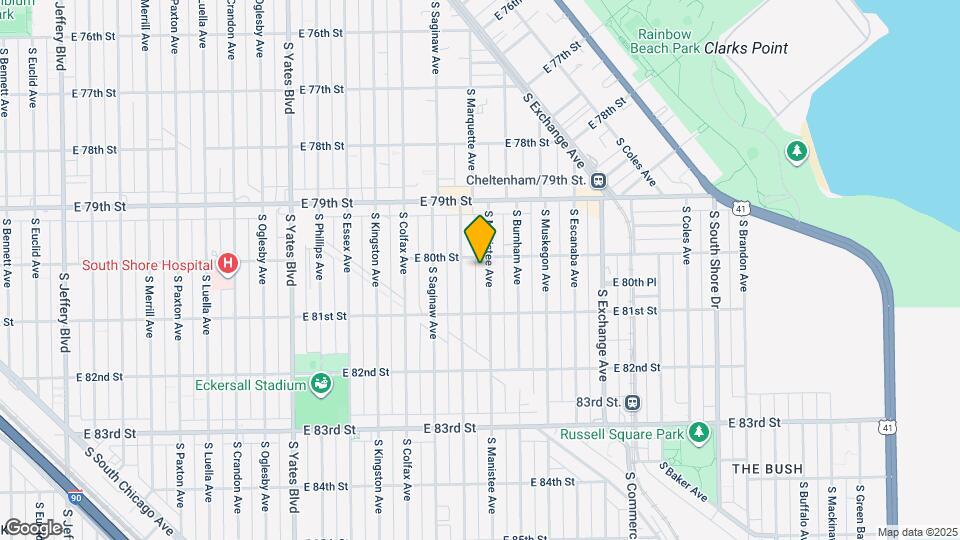 8010 S Manistee Ave, Unit A Mapa y Detalles de la Ubicación