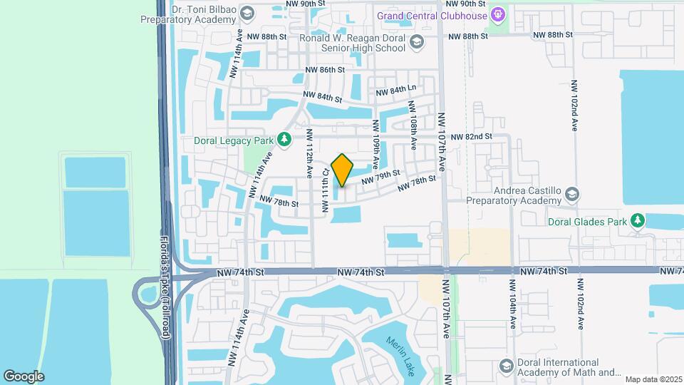 7856 NW 110th Ave Map and Location Details