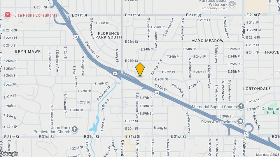 2564 S Jamestown Ave Map and Location Details