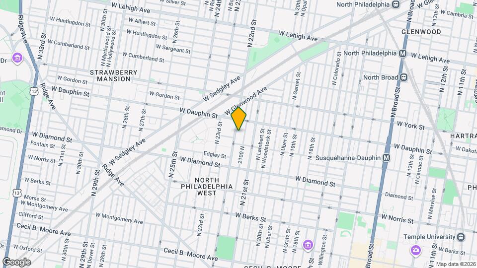 2223 N 22nd St Mapa y Detalles de la Ubicación
