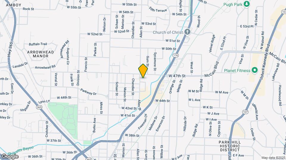 615 W 46th St Map and Location Details