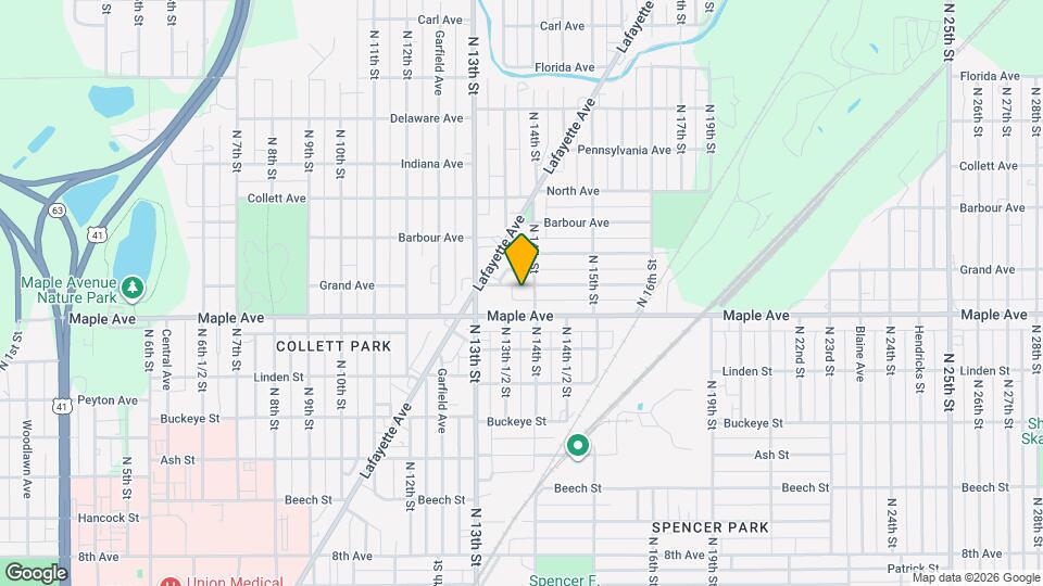 1335 Grand Ave Map and Location Details