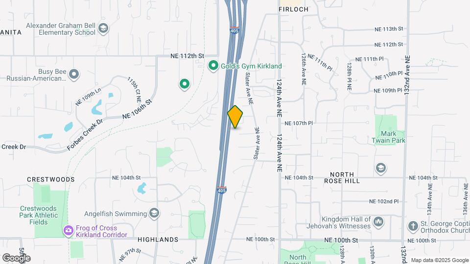 12102 NE 107th St Map and Location Details