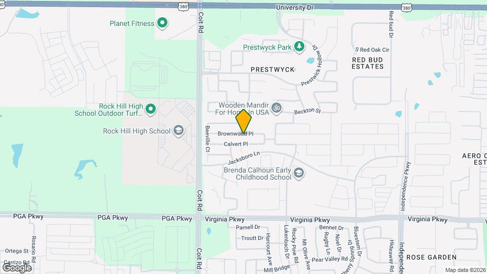 10841 Brownwood Pl Map and Location Details