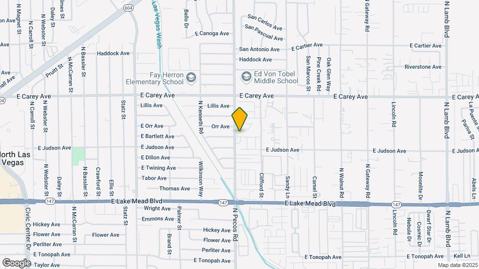 2240 N Pecos Rd Map and Location Details