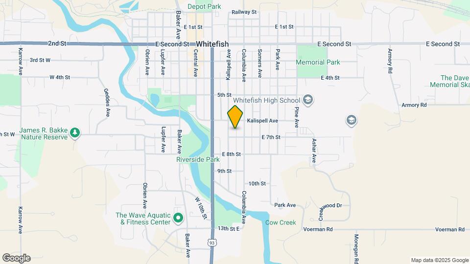 633 Kalispell Ave Map and Location Details