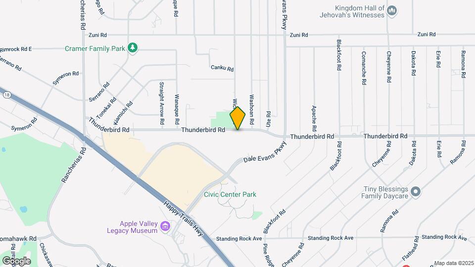 20705 Thunderbird Rd Map and Location Details