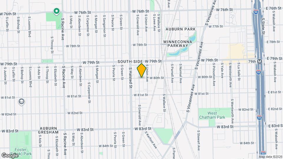 8001 S Emerald Ave Mapa y Detalles de la Ubicación