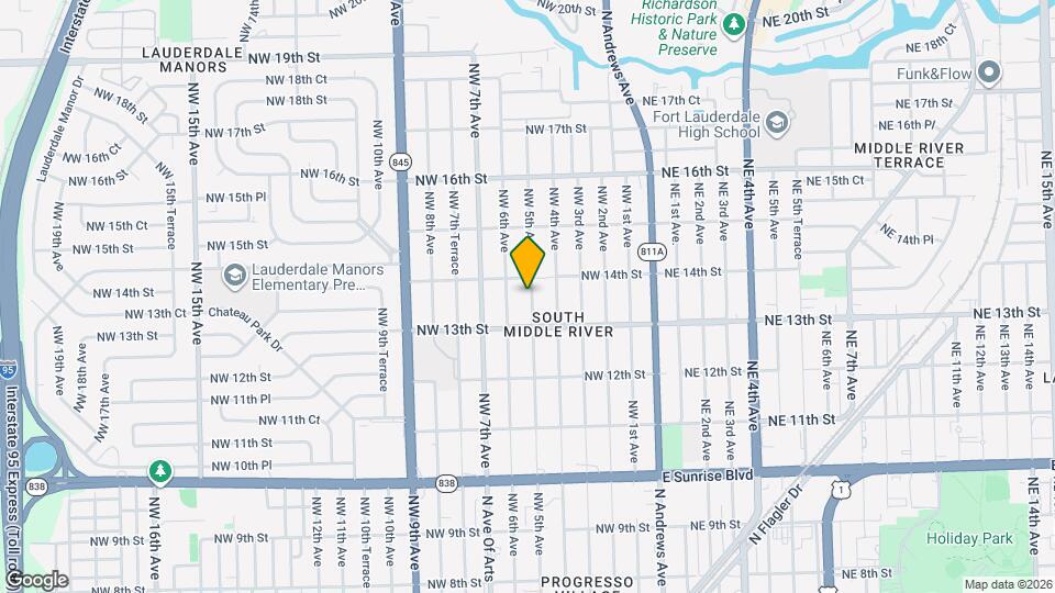 1329 NW 5th Ave Mapa y Detalles de la Ubicación