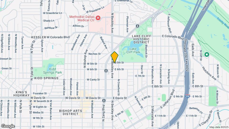 106 E 5th St Mapa y Detalles de la Ubicación