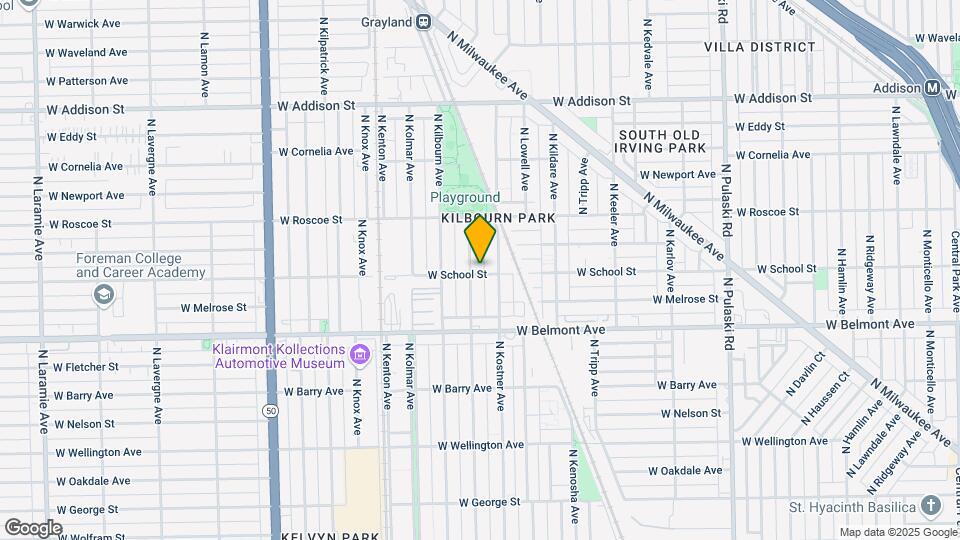 4414 W School St, Unit 4424 W School St 1st FL Map and Location Details