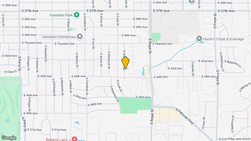 4307 S Stonington Ln Map and Location Details