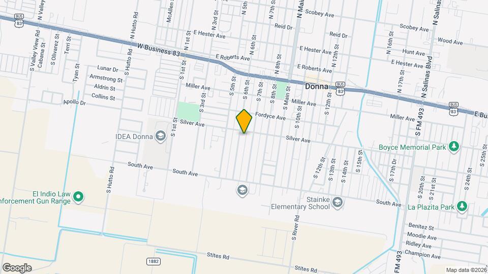 406 S 6th St Mapa y Detalles de la Ubicación