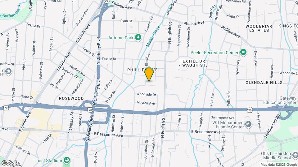 1921 Taylor St Map and Location Details