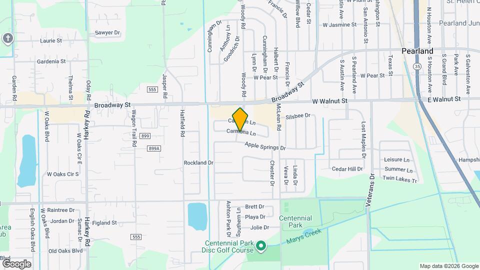 5208 Carmona Ln Map and Location Details