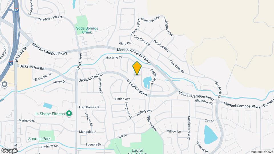 3210 Mustang Cir Map and Location Details