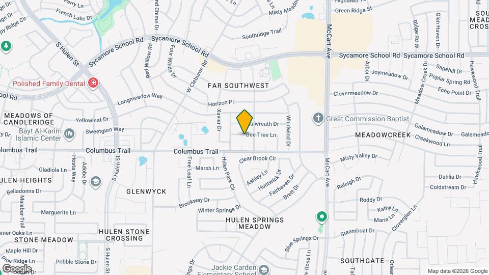 3809 Bee Tree Ln Map and Location Details