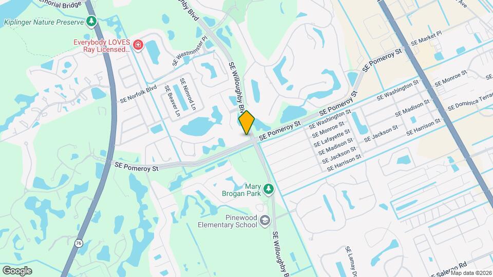 1687 SE Pomeroy St Map and Location Details