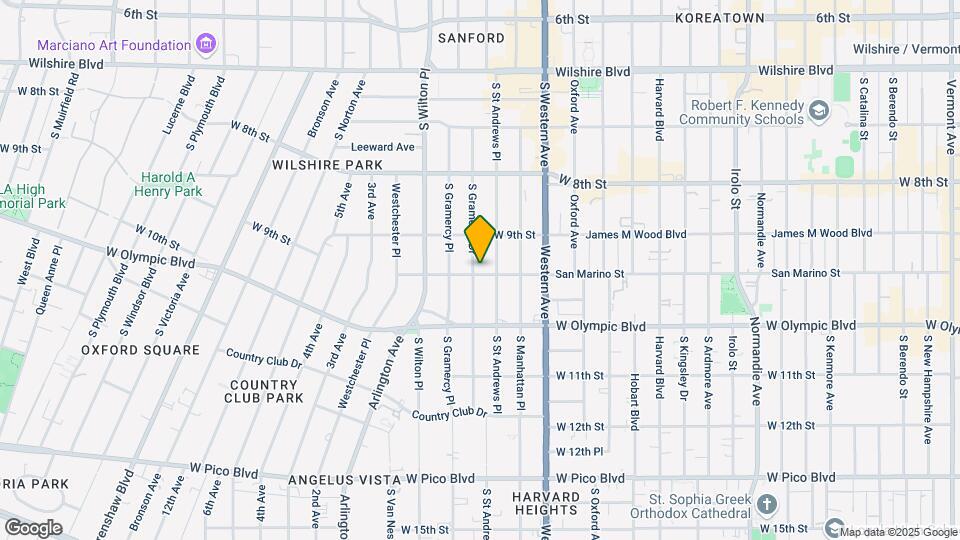 938 S Gramercy Dr Map and Location Details
