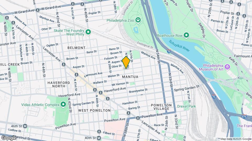 3730 Fairmount Ave, Unit 3730 Fairmount Mapa y Detalles de la Ubicación
