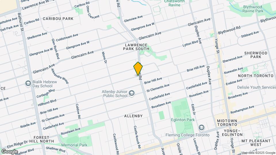 1200 Avenue Rd Map and Location Details
