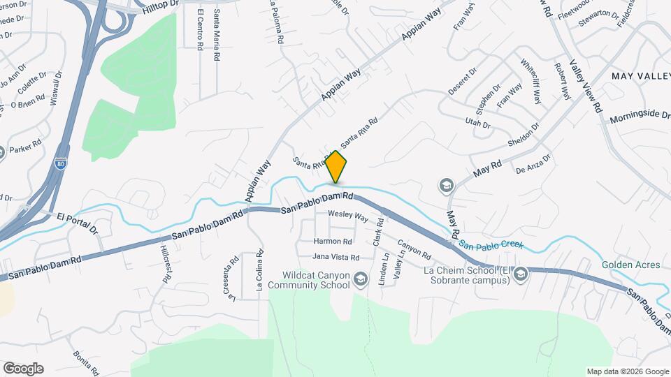4353 San Pablo Dam Rd, Unit 4 Mapa y Detalles de la Ubicación