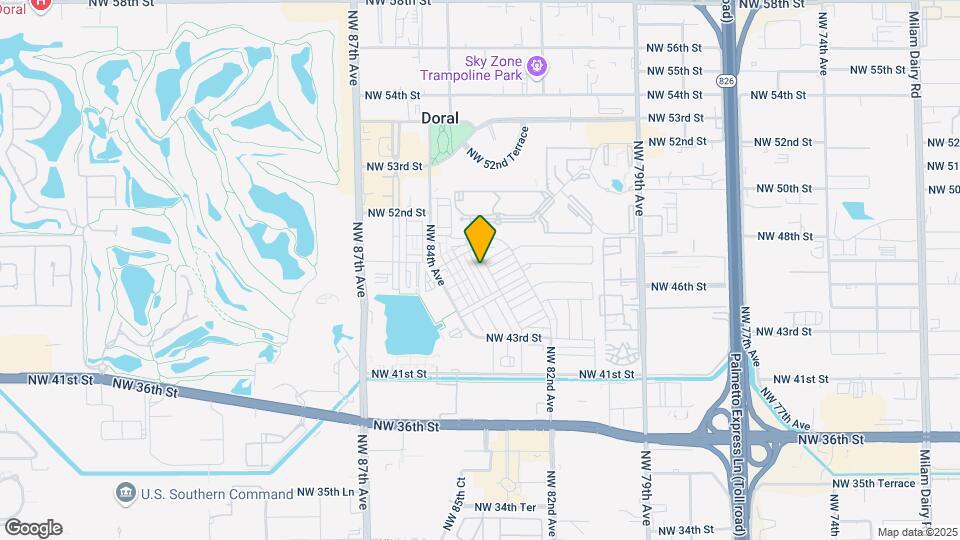 4707 NW 83rd Ct Mapa y Detalles de la Ubicación