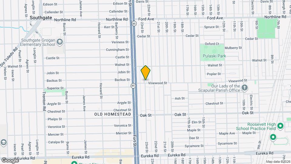 2511 23rd St Map and Location Details