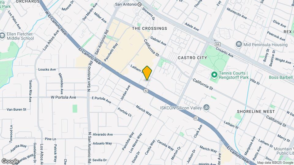 550 Ortega Ave Map and Location Details