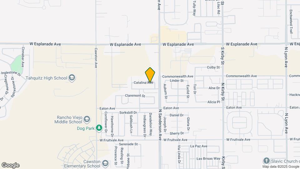 3429 Catalina Ave Map and Location Details