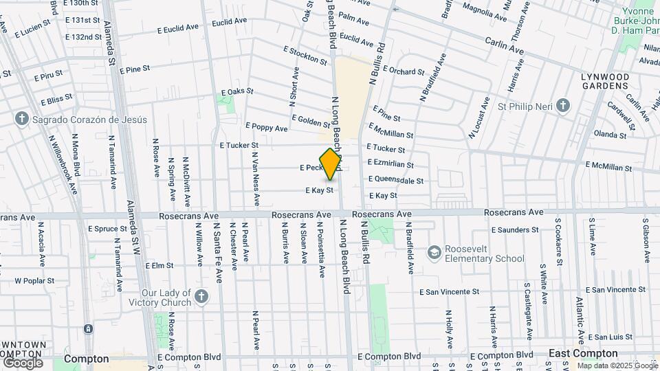 Compton Apartments Mapa y Detalles de la Ubicación