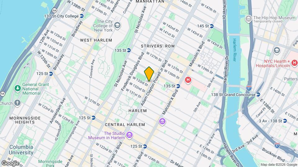 2262 Adam Clayton Powell Jr Blvd Map and Location Details