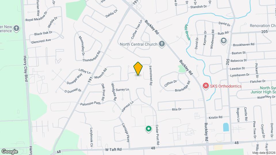 7441 Farmstead Rd Map and Location Details