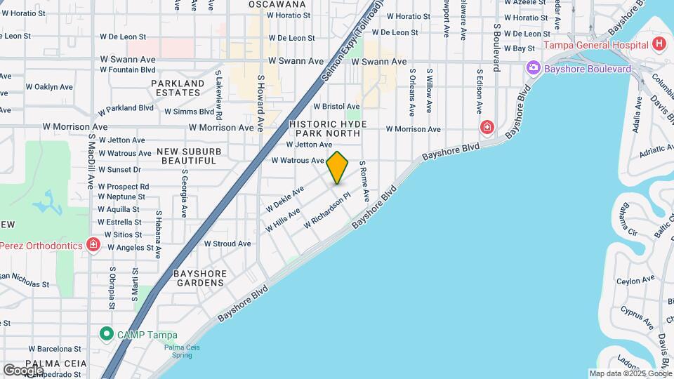 1720 W Hills Ave Mapa y Detalles de la Ubicación