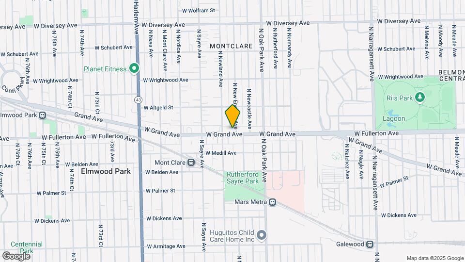 2402 North New England Avenue Map and Location Details