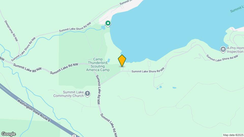 345 Summit Lake Shore Rd NW Map and Location Details