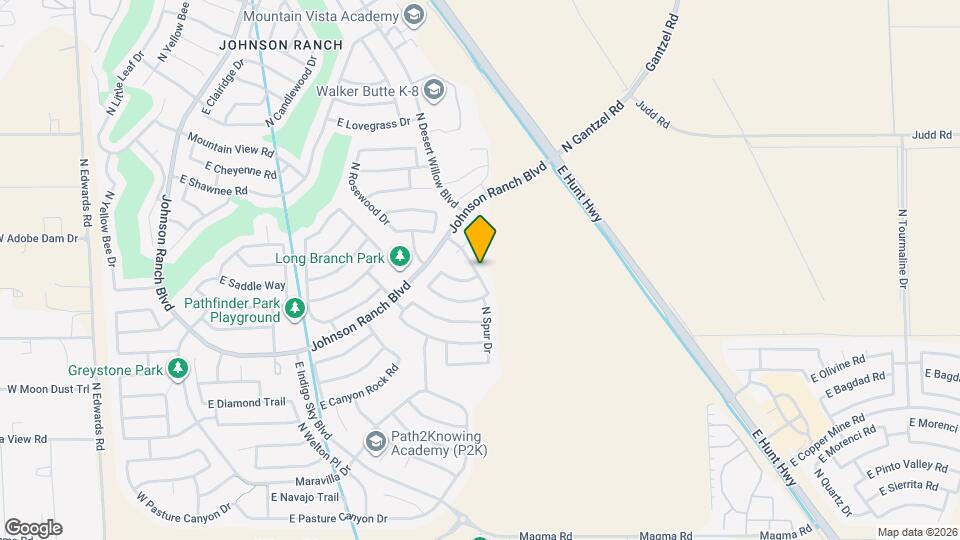 1280 E Saddle Way Map and Location Details