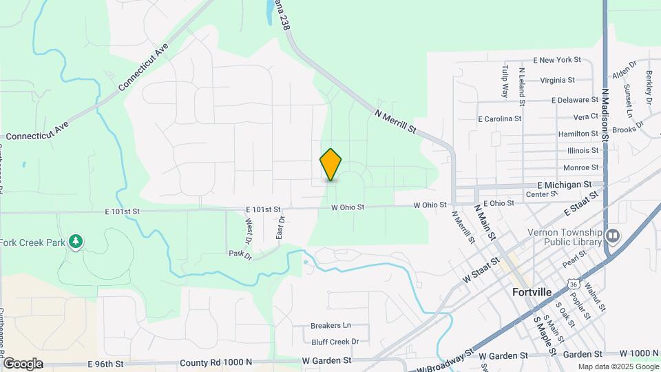 411 W Michigan St Map and Location Details