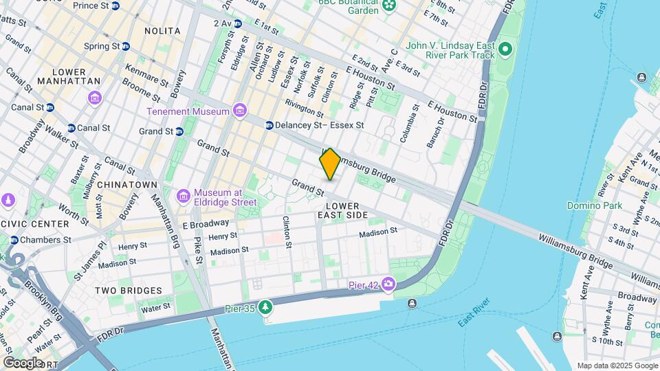 460 Grand St Mapa y Detalles de la Ubicación
