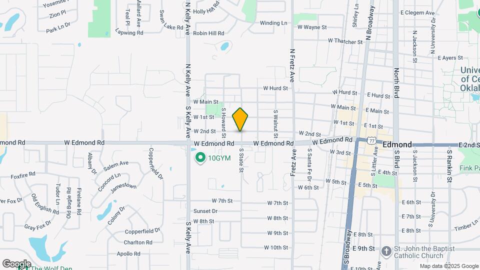 600 W 2nd St Map and Location Details