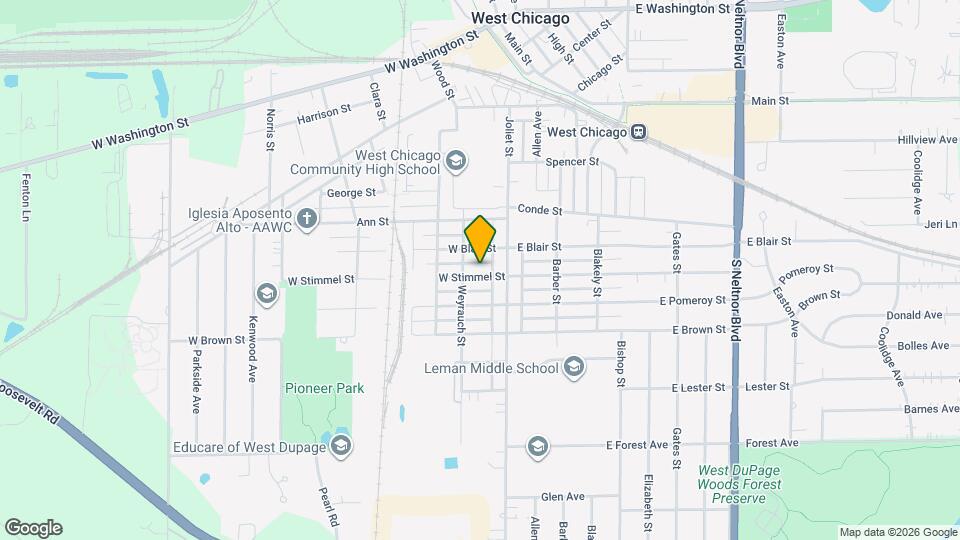 129 W Stimmel St Map and Location Details