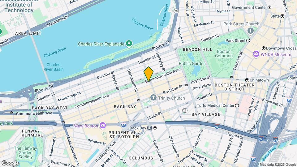 102 Commonwealth Ave, Unit 4 Map and Location Details